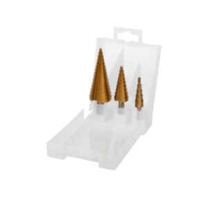 WORKPRO ชุดดอกสว่านเจาะขยายทรงเจดีย์ HSS 4241 (3 ชิ้น) รุ่น WP400423