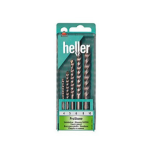 HELLER ชุดดอกสว่านเจาะปูน ก้านกลม 5 ดอก/ชุด (17745 0)