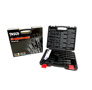 TASCO BLACK ชุดประแจทอร์ค ขนาด 1/4", 3/8", 1/2" (R32), 5/8" (R32) รุ่น TBQ900-SET