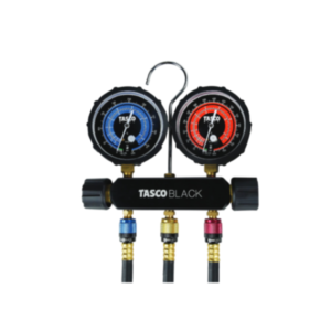 TASCO เกจวัดน้ำยาแอร์ R32, R410a Manifold Gauge พร้อมสายชาร์จน้ำยา รุ่น TB140RS