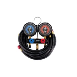  TASCO BLACK เกจวัดน้ำยาแอร์ พร้อมสายชาร์จน้ำยาและบอลวาล์ว รุ่น TB145BV