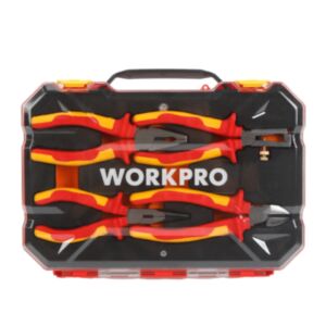 WORKPRO ชุดคีมปอกสายไฟหุ้มฉนวน 4 ชิ้น WP204703