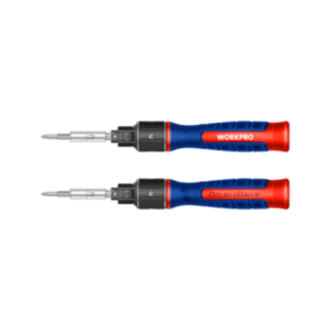 WORKPRO ไขควงไดรฟ์คู่, ไขควงงานละเอียดแบบไดรฟ์คู่, ไขควงด้ามสั้นแบบไดรฟ์คู่, ไขควงด้ามตัวทีแบบไดรฟ์คู่-ไขควงงานละเอียดไดรฟ์คู่ 9 in 1