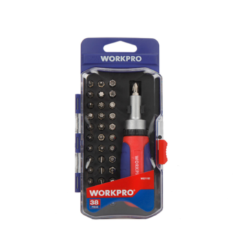 WORKPRO ชุดไขควงด้ามฟรี 38 ชิ้น WP200517