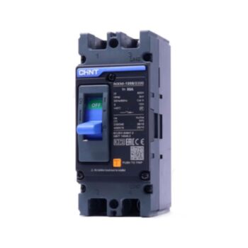 CHINT โมลด์เคส เซอร์กิตเบรกเกอร์ ไฟ 2 เฟส MCCB รุ่น NXM-125S/2300 2P พิกัดไฟ 40A