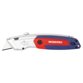 WORKPRO มีดอเนกประสงค์ แบบใบมีดคู่ WP213016