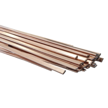 Huaguang ลวดเชื่อม0% เชื่อมเงิน เชื่อมทองแดง ชนิดแบน ขนาด 1.3 x 3.2 x 508 mm. สำหรับงานแอร์-1 KG.