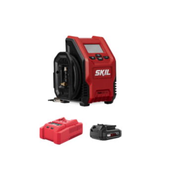 SKIL เครื่องเติมลมไร้สาย 12 โวลต์ พร้อมแบตเตอรี่ขนาด 2.0Ah และแท่นชาร์จ 12 โวลต์