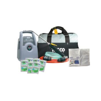 [ชุดเครื่องมือพื้นฐานช่างแอร์] TASCO เครื่องฉีดน้ำล้างแอร์ ECO-CLEAN + ผงล้างแอร์ 6 ซอง + ถุงพลาสติกล้างแอร์ 1 ชิ้น