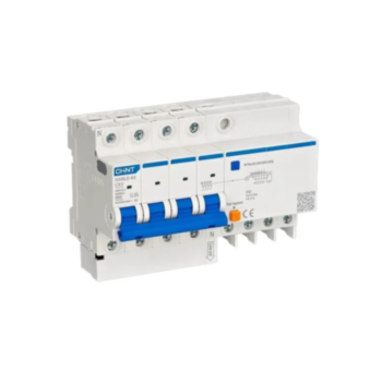 CHINT เซอร์กิตเบรกเกอร์กันไฟดูด (RCBO) พิกัด 63A รุ่น NXBLE-63 4P 30mA 6kA 63A