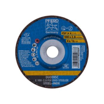 PFERD ใบตัด-ใบเจียร์สเตนเลส DUODISC ตราม้าลอดห่วง