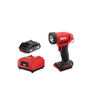 SKIL ไฟฉายสปอตไลท์ 20 โวลต์ รุ่น LH5523SE00 พร้อมแบตเตอรี่ ขนาด 2Ah x 1 ก้อน และแท่นชาร์จ