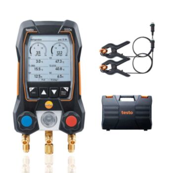 TESTO 550s เกจวัดน้ำยาแอร์ Smart digital Series สำหรับงาน HVAC | Bluetooth