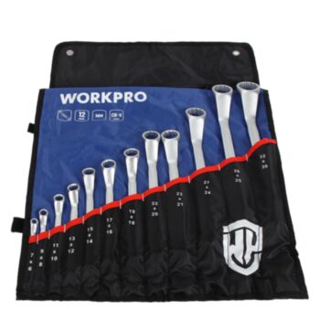 WORKPRO ชุดประแจแหวนคู่ 12 ชิ้น รุ่น WP202510