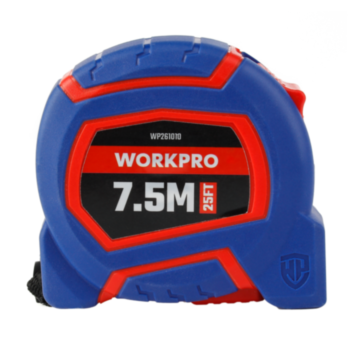 WORKPRO ตลับเมตร ตลับเมตรเคลือบไนล่อน ขนาด 3m WP261008, 5m WP261009, 7.5m WP261010-7.5 ม. (25 ฟ.)